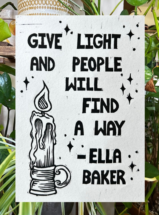 "give light"